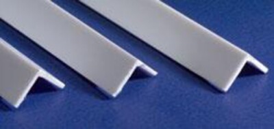 Evergreen Angle Styrene .250 1/4 (2) - Model Railroad Scratch Building Supply