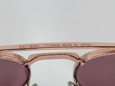 Ray-Ban RB8258 FRANK II TITANIUM Sunglasses 51-20-140 Rose Gold