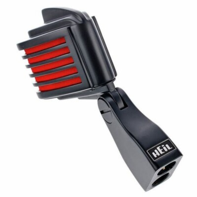 HEIL THE FIN Black Body/Red LED Retro-Styled Dynamic Cardioid