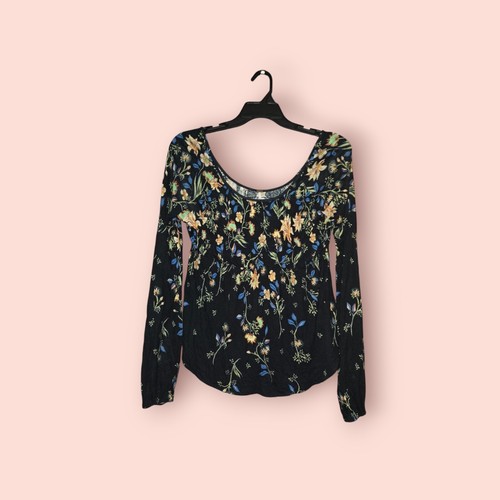 Free People Dahlia Floral Top