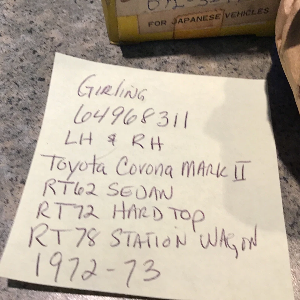 Cilindro de rueda trasera Girling Toyota Corona Mark II 1972-1973 64968311 NUEVO (2) Foto 4 de 4