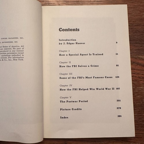 Die Geschichte des FBI von der Redaktion von Look 1954 Hardcover GUT - Bild 5 von 13