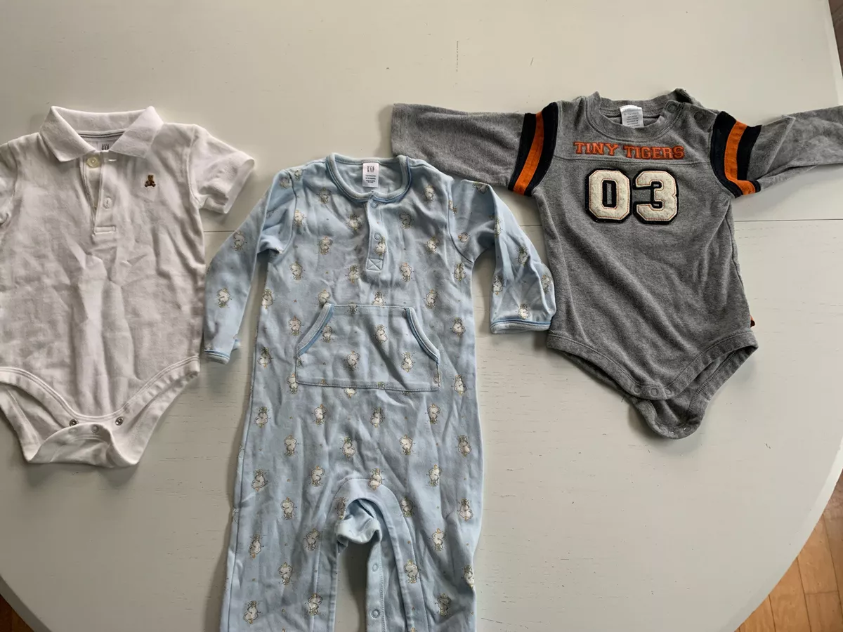Lot of Baby Boy Size 6 12 Month Assorted Baby Gap and Gymboree Clothing