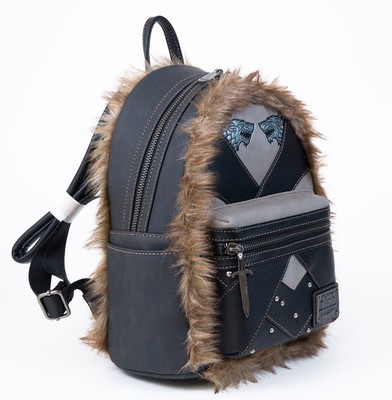 Loungefly Unisex × Game of Thrones Jon Snow Cosplay Mini Backpack NWT. Loungefly x Game of Thrones Jon Snow Cosplay Mini Backpack  main image 2