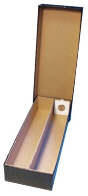 Heavy Duty Durable Double Row 2x2 Coin Storage Box 14'' Hold 165 Cardboard Flips