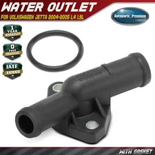 Rear Outer Engine Coolant Thermostat Housing Water Outlet for VW Jetta 2004-2005