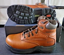 ROCKPORT WORKS RK6628 Plain Toe Waterproof Work Boots Men's Size: 9W
