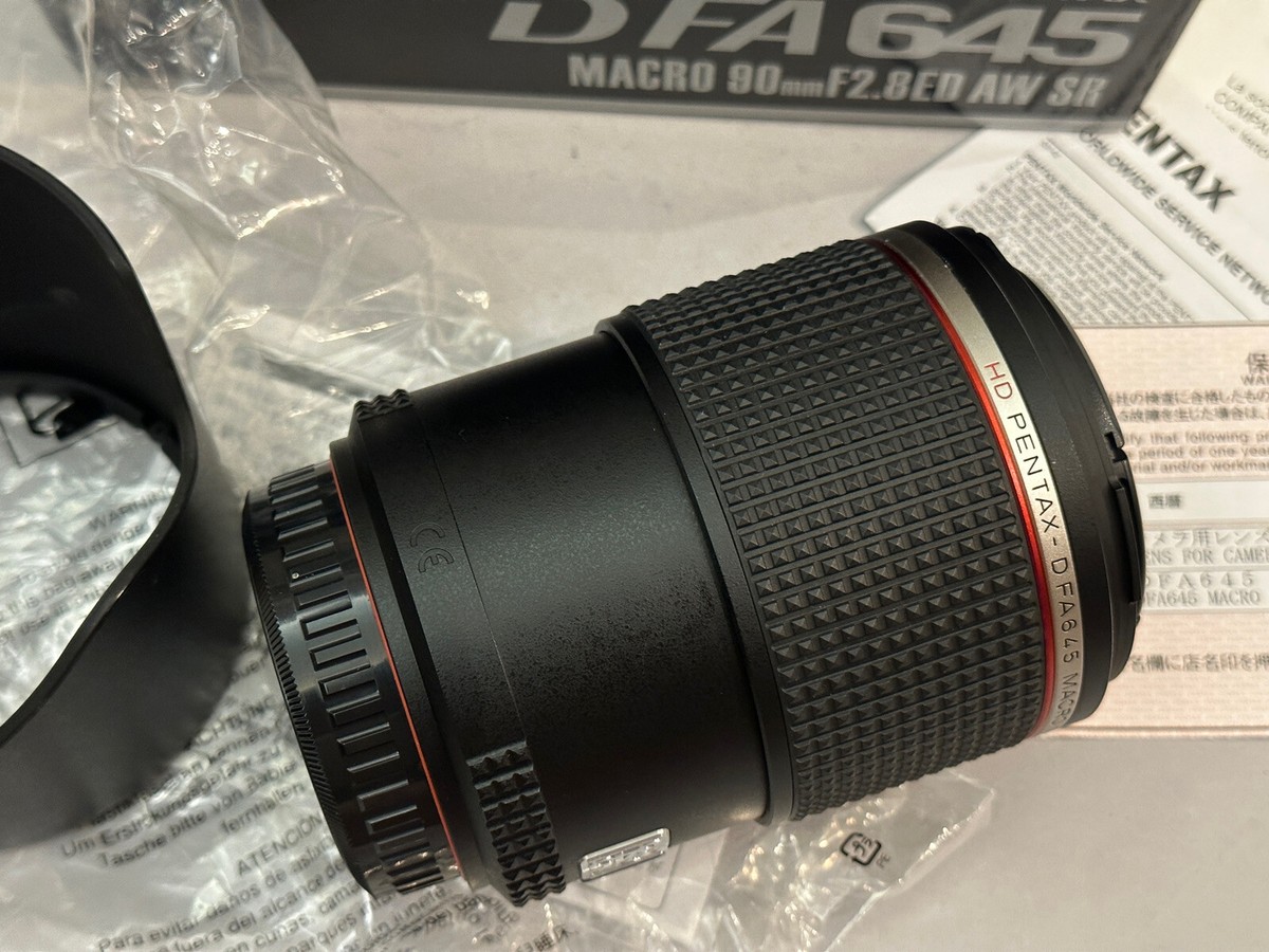 HD Pentax D FA645 Macro 90mm f/2.8 90/2.8 ED AW SR Lens HD Pentax D FA645 Macro 90mm f/2.8 90/2.8 ED AW SR Lens