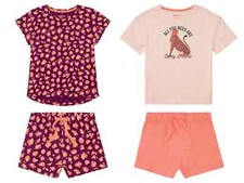 Mädchen Shorty Schlafanzug Baumwolle Pyjama ...