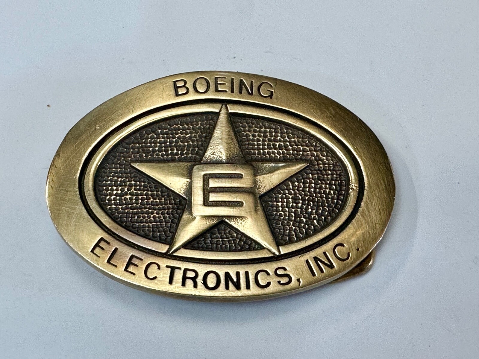 Vintage Boeing Electronics Inc Solid Brass Bts 19… - image 12