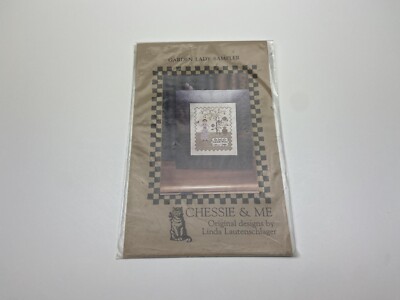 Chessie and me Garden Lady Sanpler Counted Cross Stitch Pattern 6P