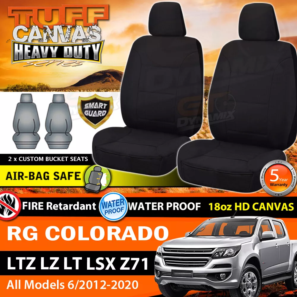 Canvas seat covers holden on sale colorado