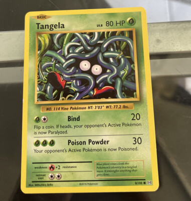 Pokemon Tangela 8/108 Evolutions