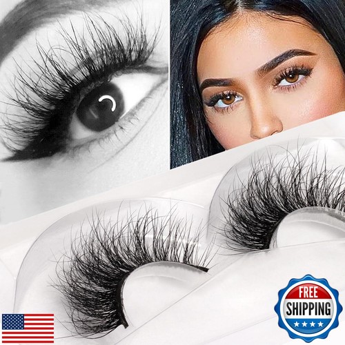 Veleasha Lashes 100% Real Mink 3D luxurious False Eyelashes Hand-made Natural - 第 1/5 張圖片
