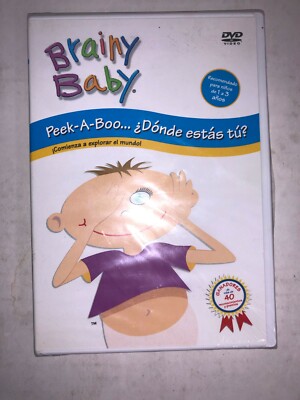 その他 Hooked on Baby [DVD] Brainy Baby: Peek-A-Boo Donde estas tu? (DVD, 2007) BRAND