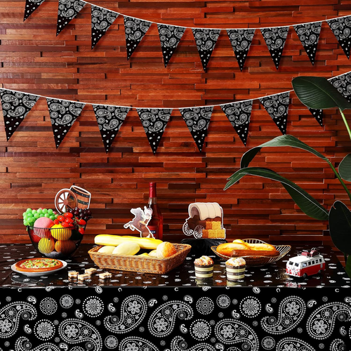 Mantel de fiesta occidental Paisley cubierta de mesa - Picture 5 of 12