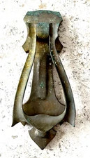 8 1/4" ANTIQUE c.1893 ART NOUVEAU BAT WINGED ARCHITECTURAL SALVAGE DOORKNOCKER