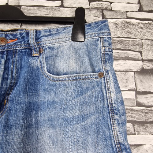 Superdry Mens Shorts 34 Blue Denim Officer Slim Shorts Vintage 141 - Picture 4 of 18