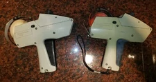 Pitney Bowes VINTAGE Monarch Marking 1175 Price Gun LOT of 2 for Repair + Extras
