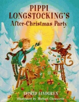 Pippi's After-Christmas Party (Pippi Longstocking) - Hardcover - GOOD