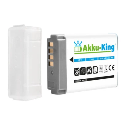 MARKENLOS Akku-King Kamera Akku für Canon SX720 HS SX740 HS - NB-13L - Battery Pack Accu