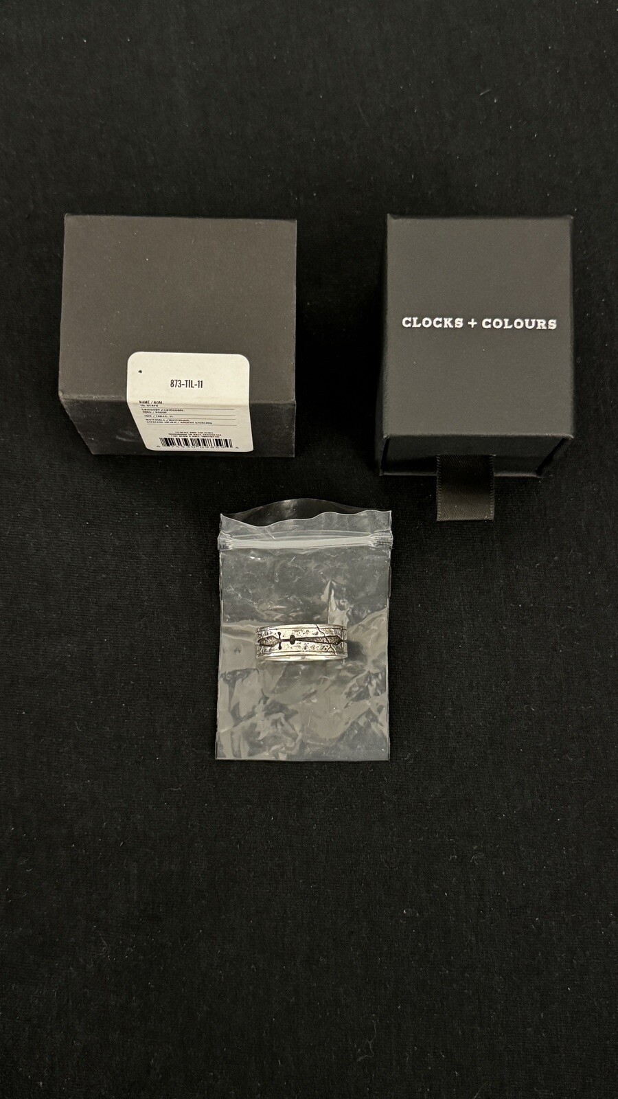 Clocks And Colours Til Death Ring Size 11 (men&rsquo;s)