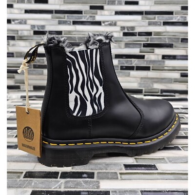 Dr. Martens Leonore 2976 Black-Zebra Print Women's Chelsea Dr. Martens Leonore 2976 Black-Zebra Print Women's Chelsea