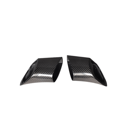 For Ferrari 458 Italia 2011-2016 Dry Carbon Fiber Side Mirror Cover Caps Replace - Picture 11 of 11