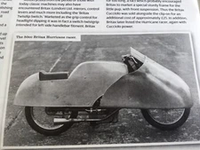 BRITAX 50cc HURRICANE DI BLASI CYCLE MOTORS MOTORCYCLE ARTICLE.