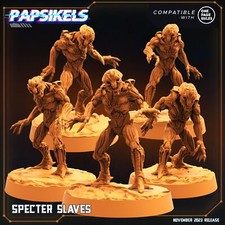 Specter Slaves 5x 32mm Papsikels Miniatures AvP, Guyver