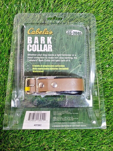 cabelas bark collar