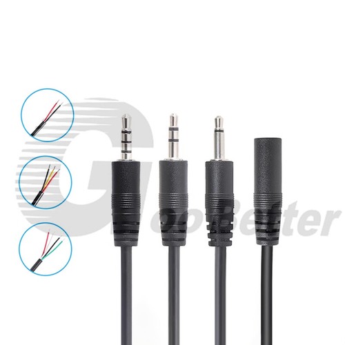 Aux Cable 2.5/3.5mm Jack Audio Cable Male Female Stereo PC Phone EarPhone Plug - Picture 7 of 31