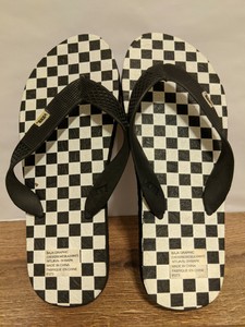 checkerboard flip flops