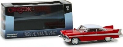Greenlight 86529 1:43 Christine 1958 Plymouth Fury Rot Diecast (Unopened)
