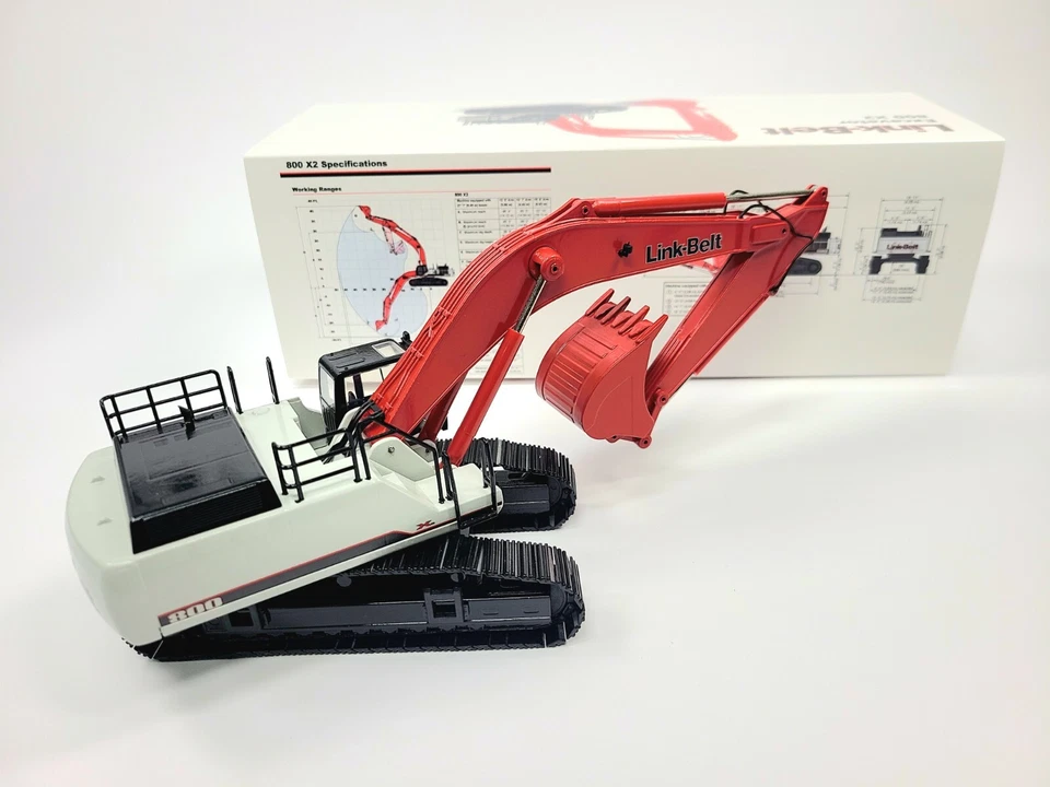 Link-Belt 800 X2 Excavator - Conrad 1:50 Scale Model #2939/02 New - Exclusive - Image 4 of 4