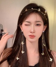 Butterfly Wedding Headwear Headpieces Hair Accessories Headdress for Women Girls