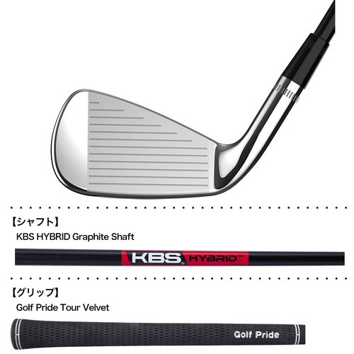 Wilson Utility Driving Iron Staff Model 2H, 3H, 4H Flex-S HYBRID Graphite Shaft - Picture 7 of 7