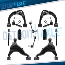 Front Upper Lower Control Arms Tierods Sway Bars for Lexus GX470 Toyota 4Runner