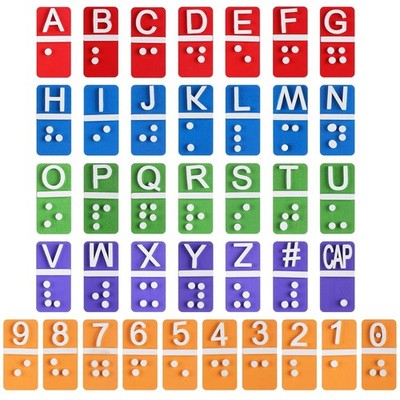 Tactile Braille Alphabet Set - Educational Learning Tool