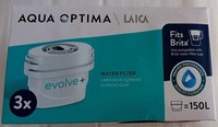 3 X  AQUA OPTIMA WATER FILTER  EVOLVE +