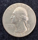 1942 Washington Quarter, silver, INV: 2165, Combined shipping