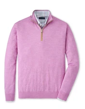 Peter Millar XL Excursionist Flex Quarter Zip Sweater Valencia NWT $350