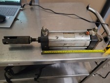 SMC NCDA1C250-0800-X2US Pneumatic Cylinder with Adapter, 250psi Max, 17.5 kgf
