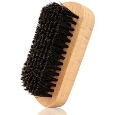 Premium Wooden Men Beard Brush Mustache Styling Tool Natural Boar Bristle