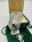 Vintage Waterford Crystal Clear Harp Paperweight