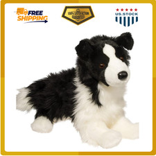 Douglas Chase Border Collie Dog Plush Stuffed Animal  16-inch