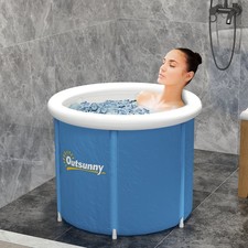 Cold Plunge Tub, Portable Ice Bath Cold Water Therapy Tub with Thermo Lid, for