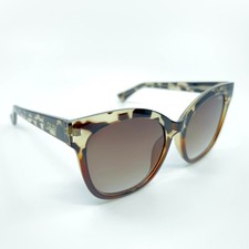 QUAY Australia IT'S MY WAY 125 Brown Tortoise Sunglasses Oversized Eyewear