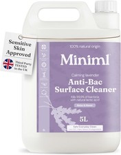 Miniml Eco Antibacterial Surface Cleaner 5L Refill - French Lavender Scented Mul 4.49 per litre