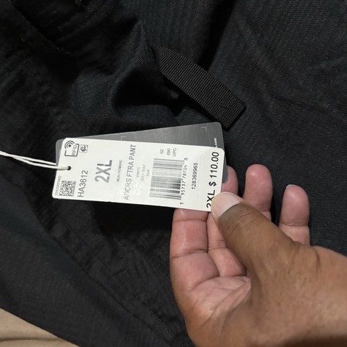Adidas Adicross Futura Men’s XXL Black Loose Fit Pockets Performance Golf Pants - Picture 5 of 14